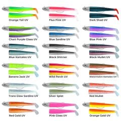 GT-Bio Roller Shad 165 Combo + 1 Gövde 16.5cm BLACK SHINER 100g Silikon Yem