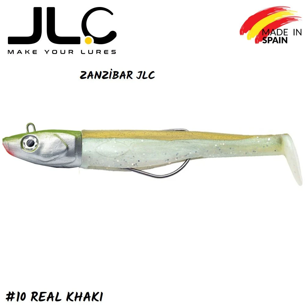JLC Zanzibar Silikon Balık 300gr. Kafa 150mm Vücut #10 Real Khaki