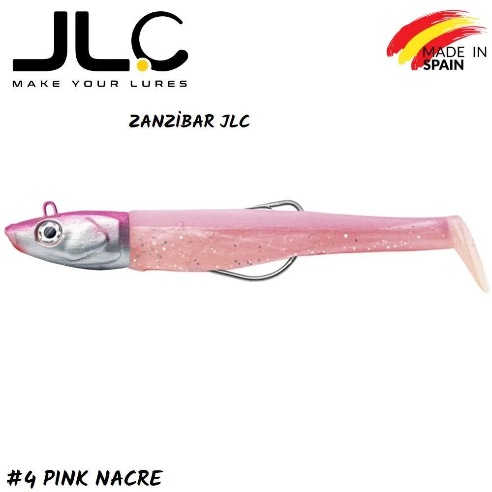 JLC Zanzibar Silikon Balık 120gr. Kafa 150mm Vücut #4 Pink Nacre