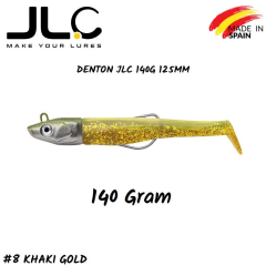 JLC Denton Silikon Balık 140gr. Kafa 125mm Vücut #8 Khaki Gold