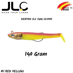 JLC Denton Silikon Balık 140gr. Kafa 125mm Vücut #1 Red Yellow