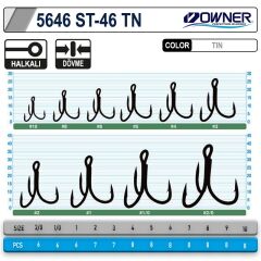 Owner 5646 St-46tn Tin Çarpma İğne 1/0