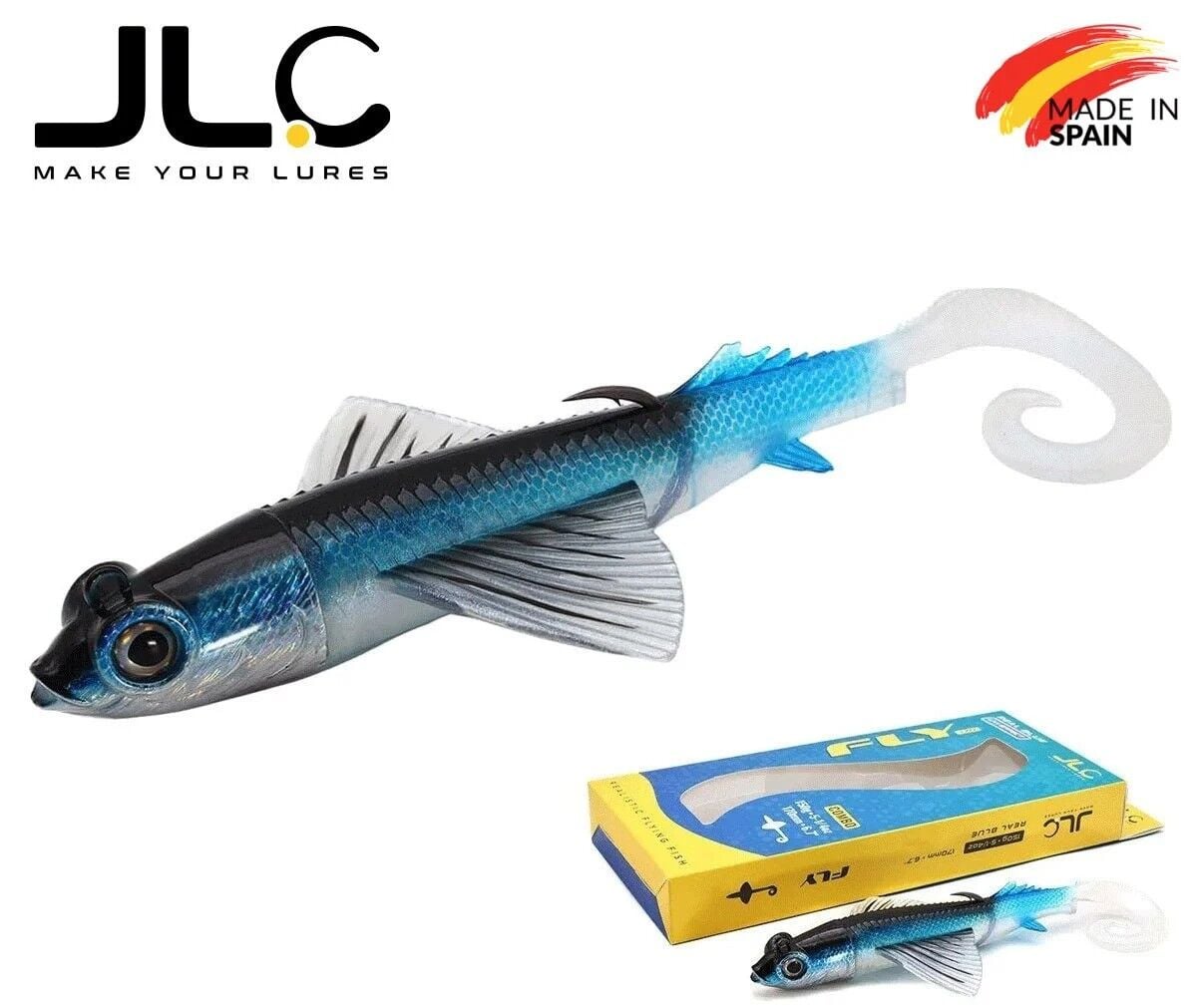 JLC Fly 170 Set 17cm 150gr #02 Real Blue Silikon Balık